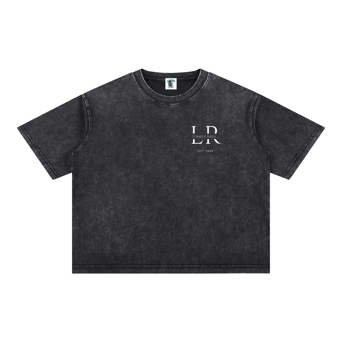 Mineral Wash Boxy Cotton T-Shirt