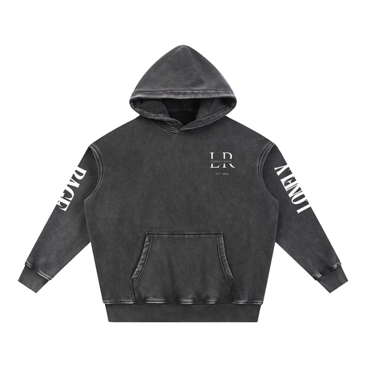 Snow Wash Fleece Oversize Hoodie
