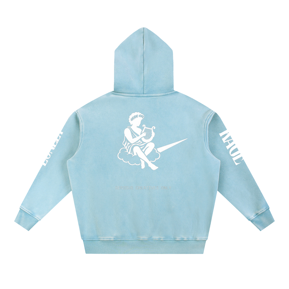 Snow Wash Fleece Oversize Hoodie